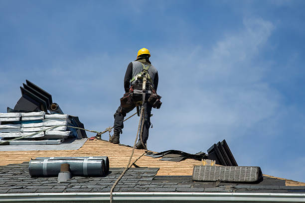 Professional Gutter Installation technician working in Gloucester City, NJ
